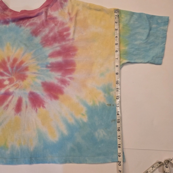 Disney Mickey Mouse Tie-Dye Short Sleeve T-Shirt Junior Size XL (15/17) - Picture 4 of 6